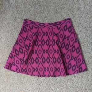 Everly Pink and Purple Skater Skirt